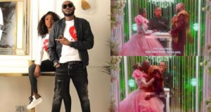 “I don’t think I can breathe and live without you” - Emotional moment Annie Idibia and 2Face renew wedding vows (Video)