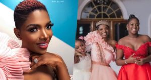 Annie Idibia lambasted over daughter's revealing outfit