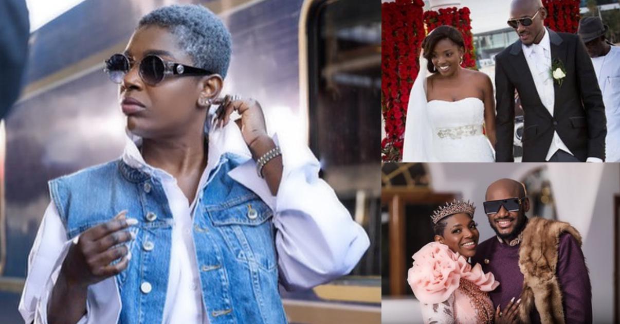 Annie Idibia slams troll who condemned her for flaunting 'wedding' unlike baby mama, Pero