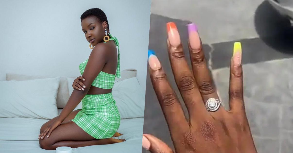 Saskay gets engaged, reveals circumstance of engagement ring