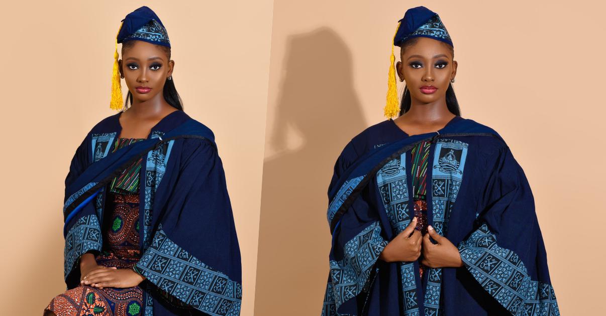 "Delay isn’t denial" - Lady says as she graduates with First Class Degree after two extra years