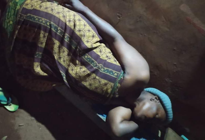 widow husband burial kicked