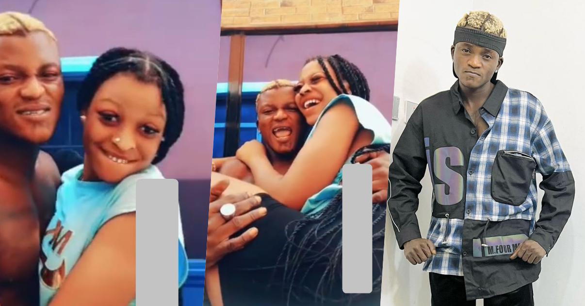 "Just have money in this life" - Reactions as Portable is spotted all loved up with mystery lady (Video)