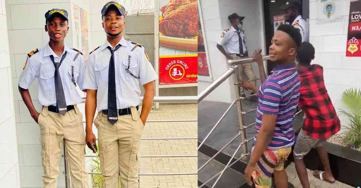 "Every disappointment is a blessing" - Reactions as sacked security officers go from 800 followers to 48K (Video)