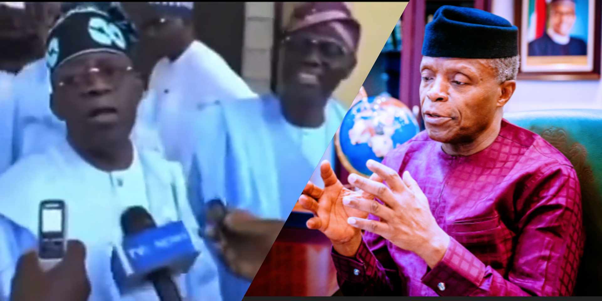 Lagos governor bursts into laughter as Tinubu 'disowns' VP Osinbajo