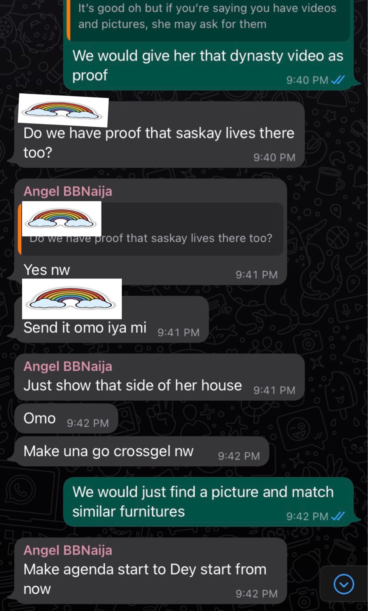 Lady exposes Angel's chat, how she created enmity between other BBNaija housemate (Audio)