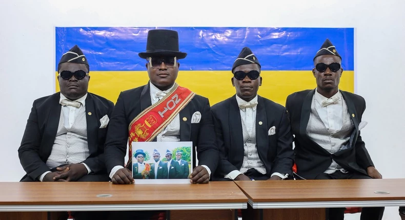Ghanaian pallbearers sell viral dance meme for over N500M as NFT, donates 25% to charity
