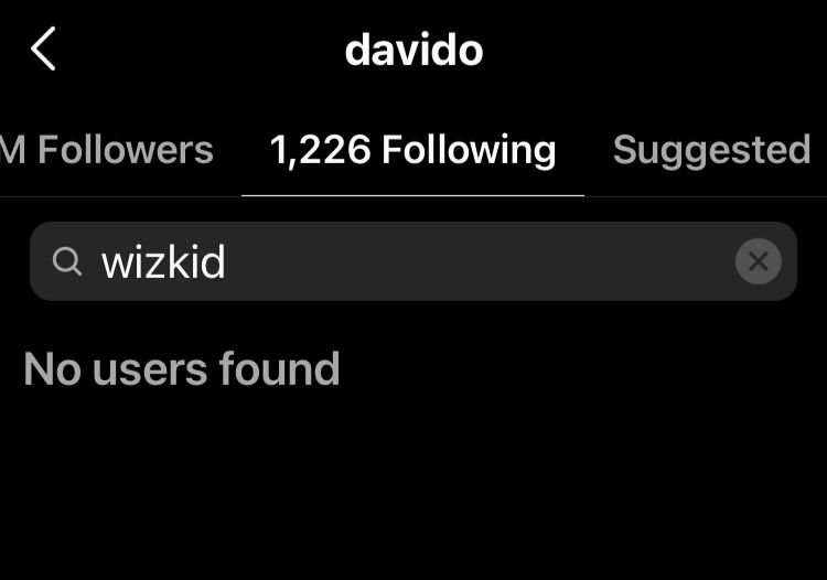 Davido unfollows 2Face, Wizkid on Instagram amidst FIFA saga, fans react