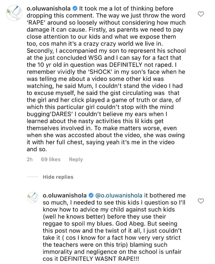 Wizkid'z baby mama, Shola, gives account of Chrisland school's leaked tape based on son's narration