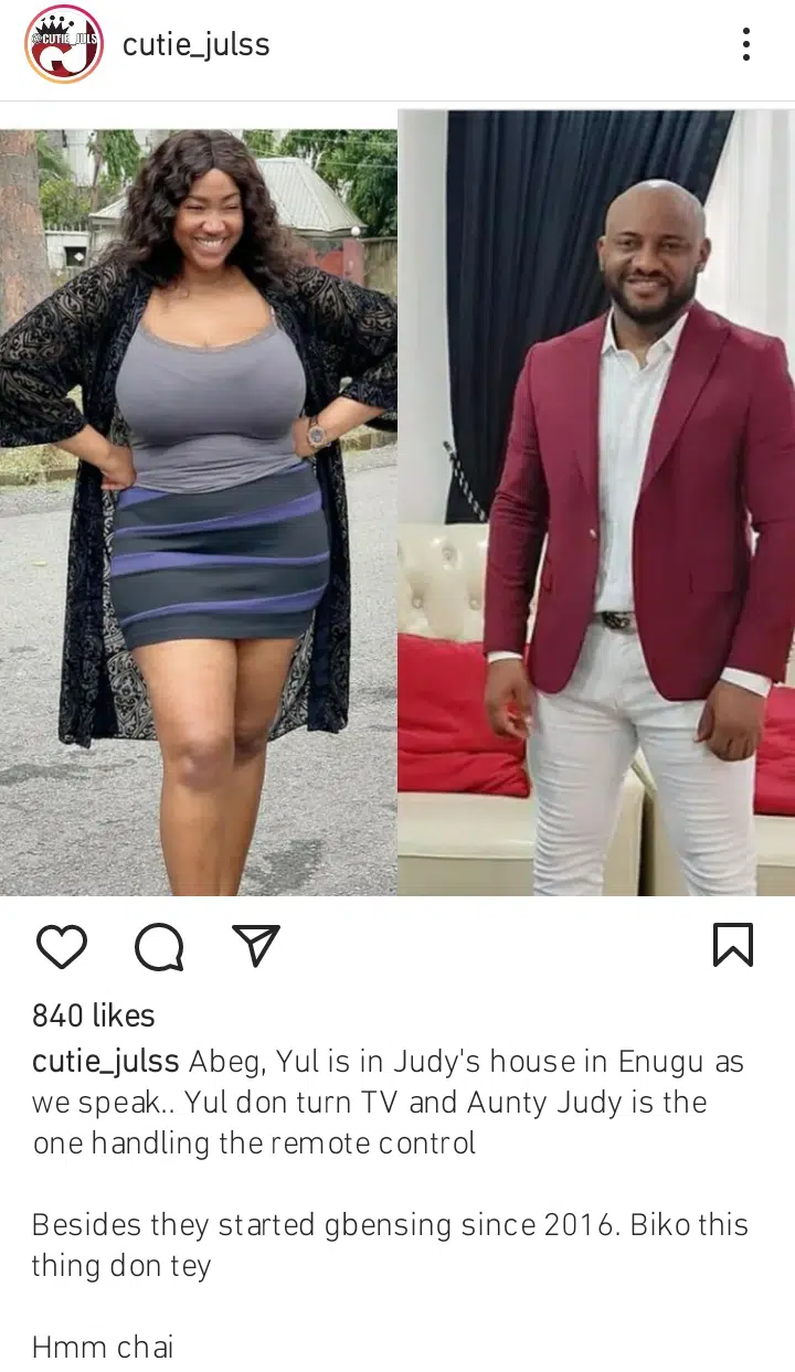“Judy is the one controlling him” - Drama as Yul Edochie reportedly abandons May, moves in with second wife