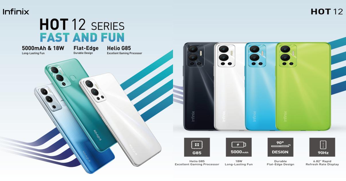 Infinix Launches Fresh & Stylish All-New HOT 12