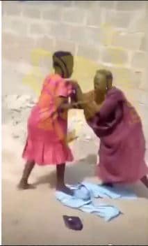 Elderly women fight boyfriend