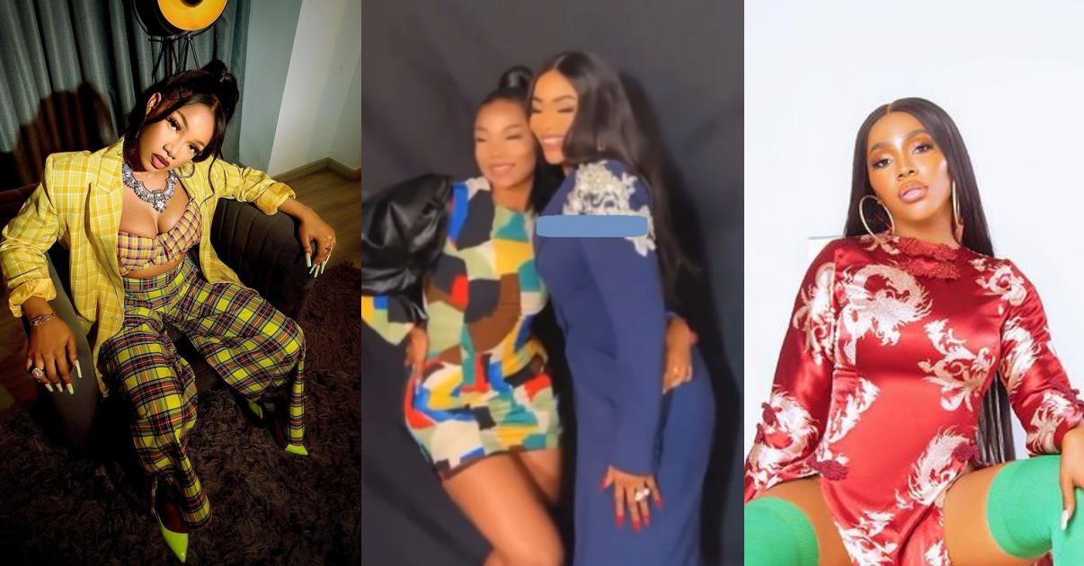 "Fans in the mud" - Reactions trail photoshoot of Mercy Eke and Tacha (Video)