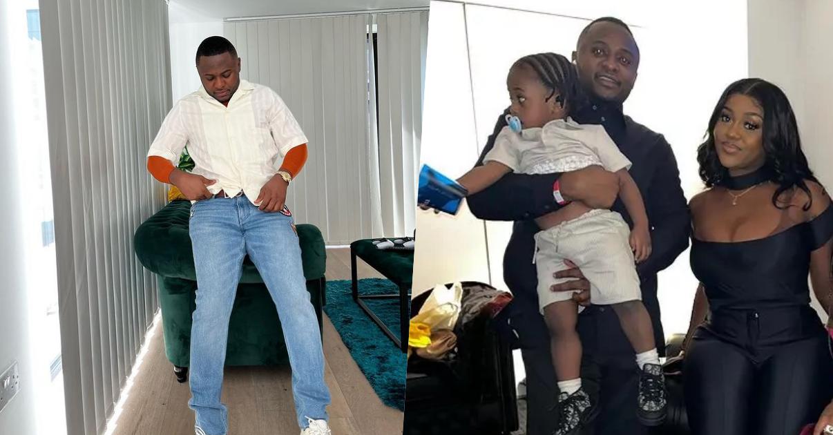 Ubi Franklin breaks silence following claims of being 'nanny' to Davido's son