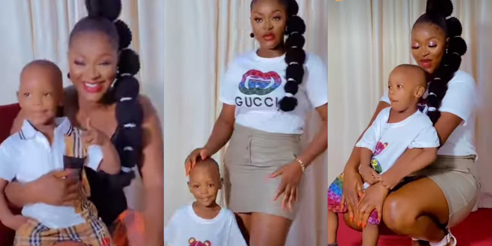 "God gave me a boy when scan said it was a girl" - Chacha reveals as she marks son's 3rd birthday