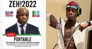 Reactions as Portable declares to run for president under 2 political parties; shares poster