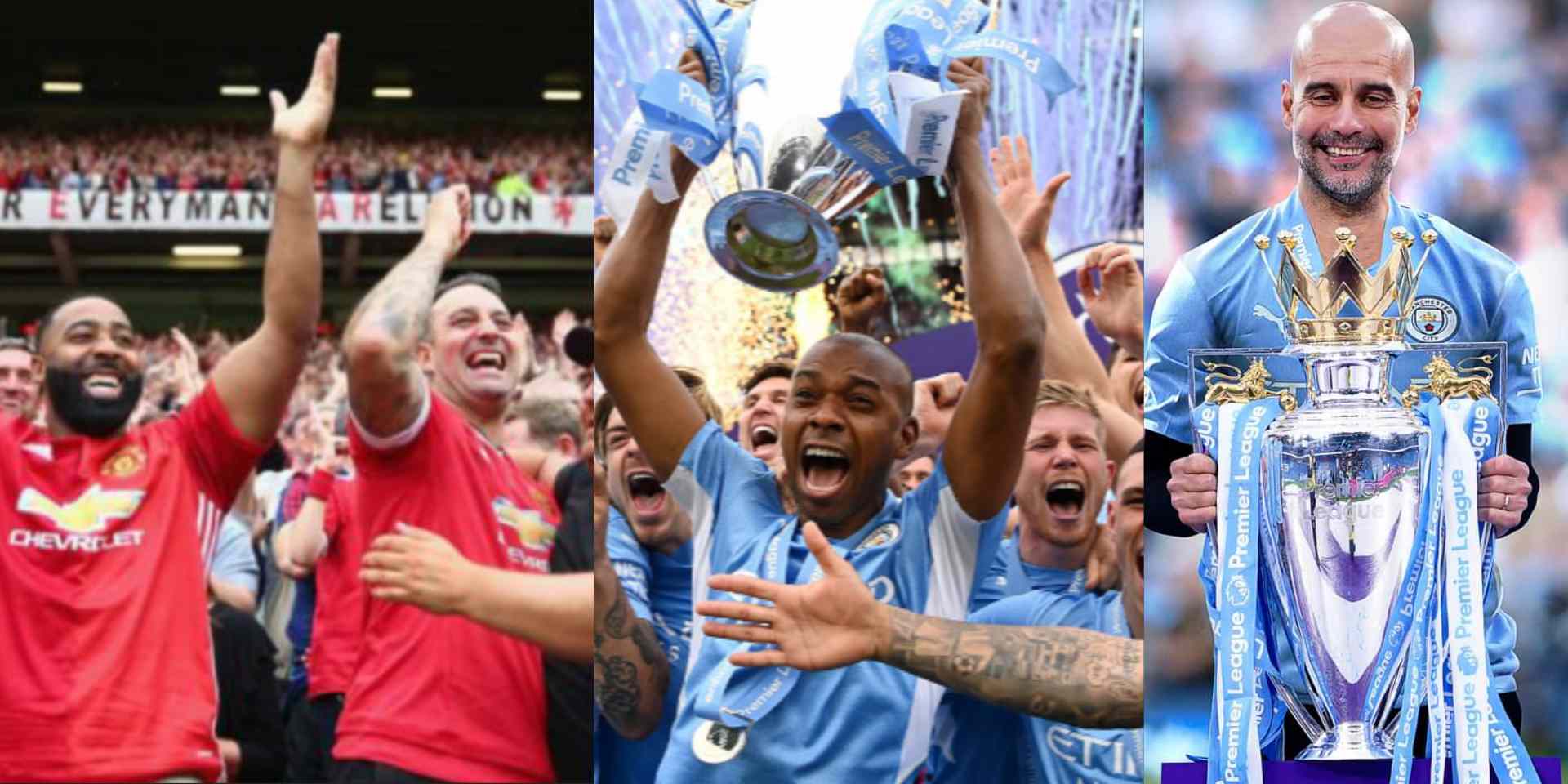 EPL: Two reasons why Man Utd fans are joining Manchester City in Premier League title celebration