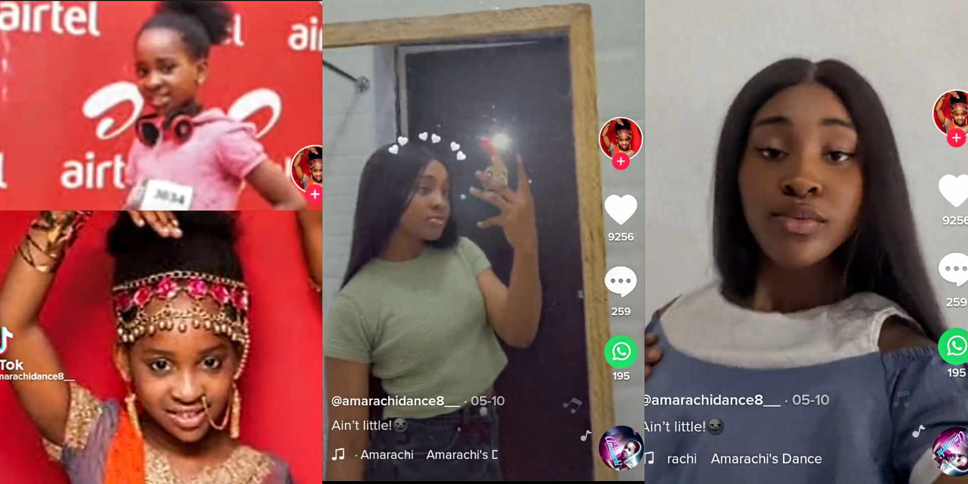 Little Amarachi who won Airtel dance contest years ago wows netizens with transformation photos [Video]