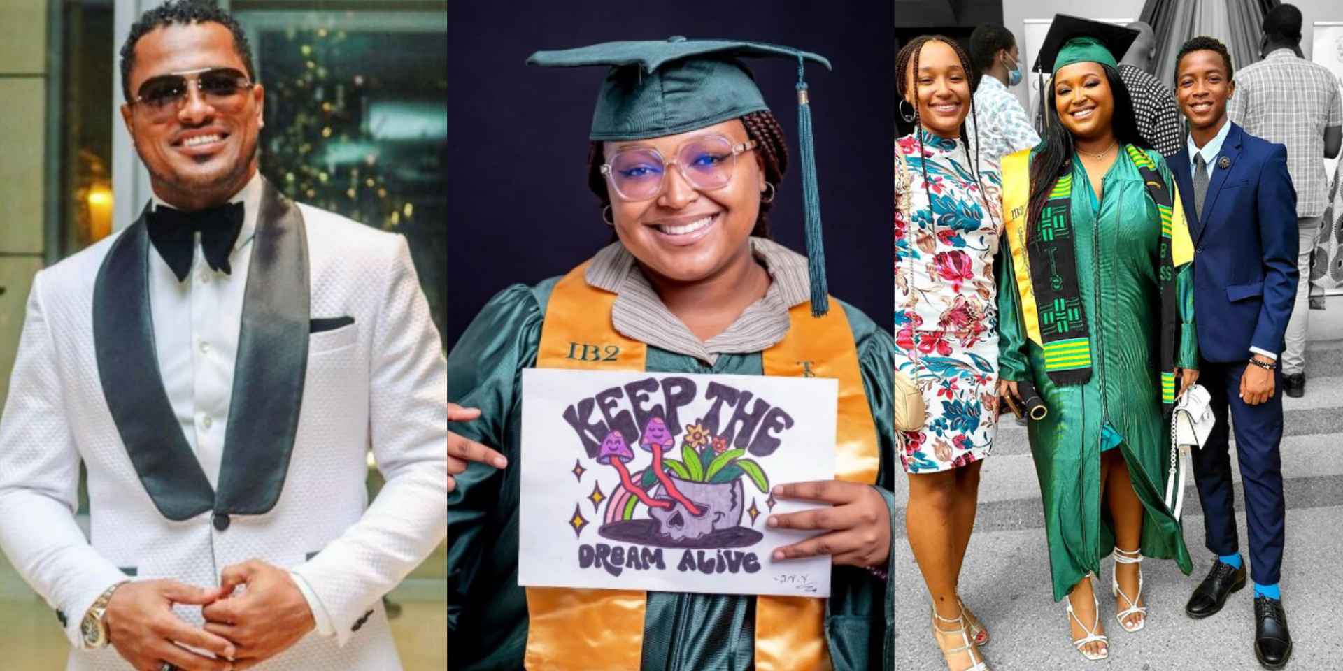 Van Vicker gushes as 1st daughter gains admission into UK university