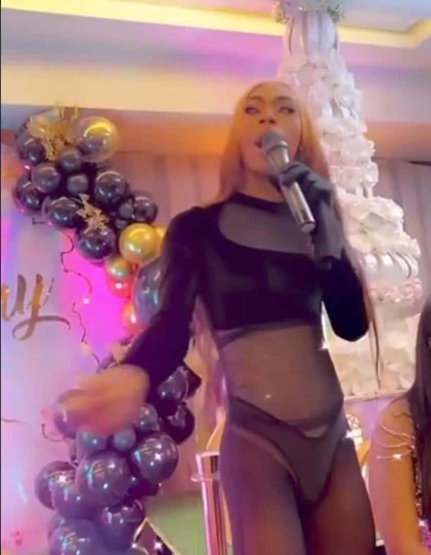 is he now a stripper - James Brown stirs reaction with outfit to wedding party (Video)