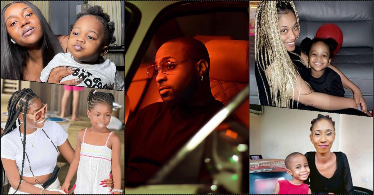 "Davido is flawlessly practicing polygamy" - Baby daddy of four praised for equal attention with baby mamas