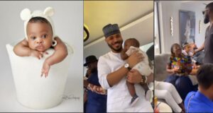 Alex Unusual, Ozo, and others, storm AY Makun and wife's house to celebrate child dedication (Video)