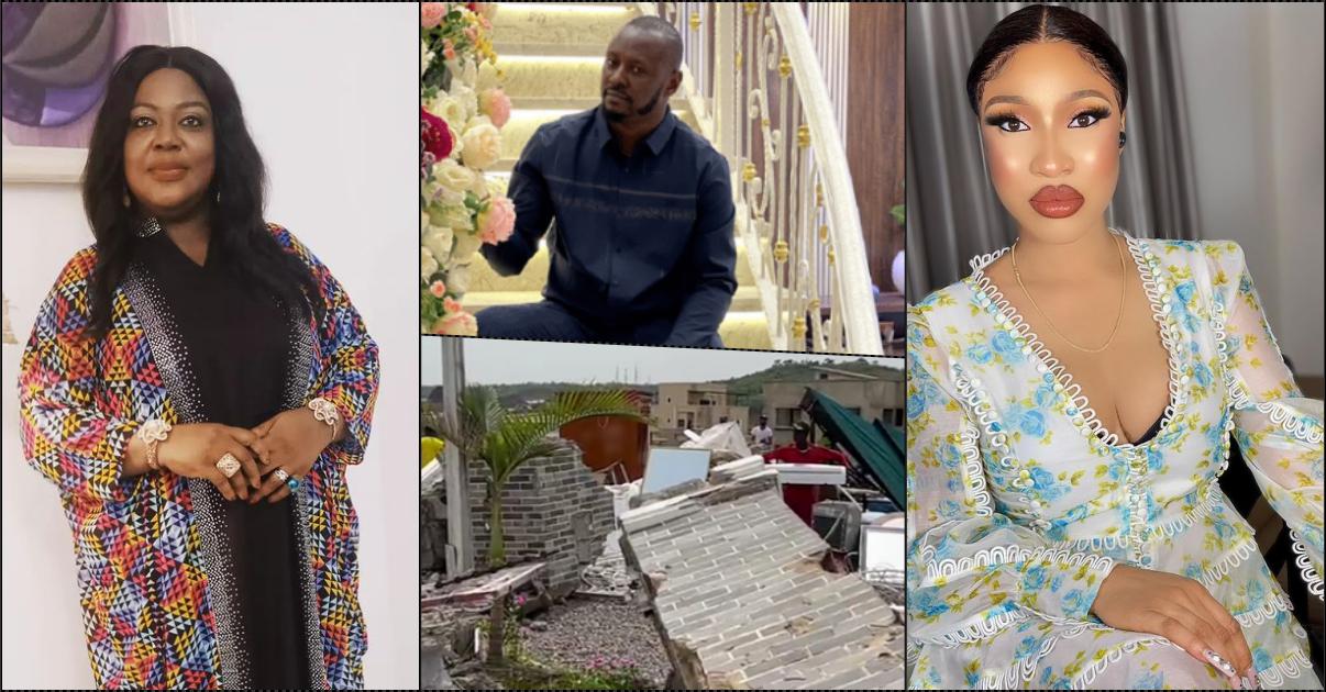 Uche Ebere lambasts Tonto Dikeh for rejoicing over Kpokpogri's N700M house demolishment