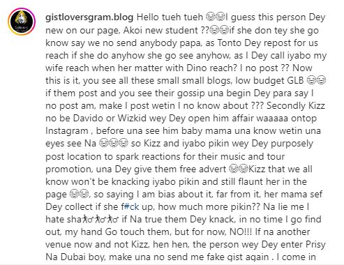 Kizz Daniel and Priscilla Ajoke Ojo Relationship 3