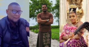 Chacha Eke's husband, Austin reacts after Van Vicker opened up about 'impregnating his wife' (Video)
