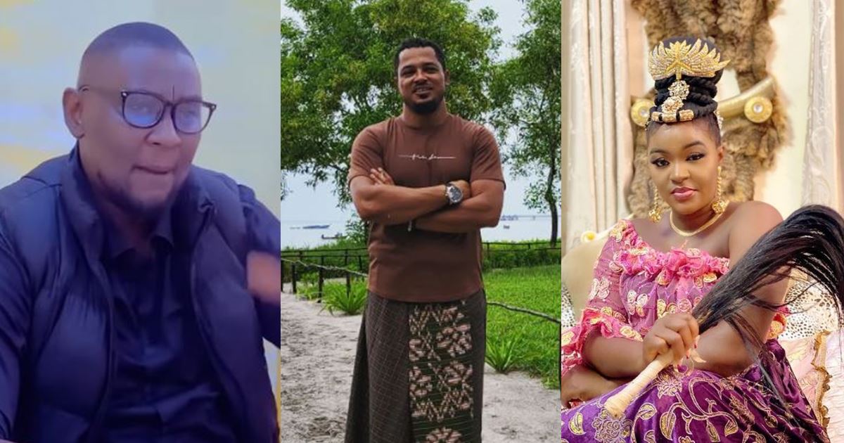 Chacha Eke's husband, Austin reacts after Van Vicker opened up about 'impregnating his wife' (Video)