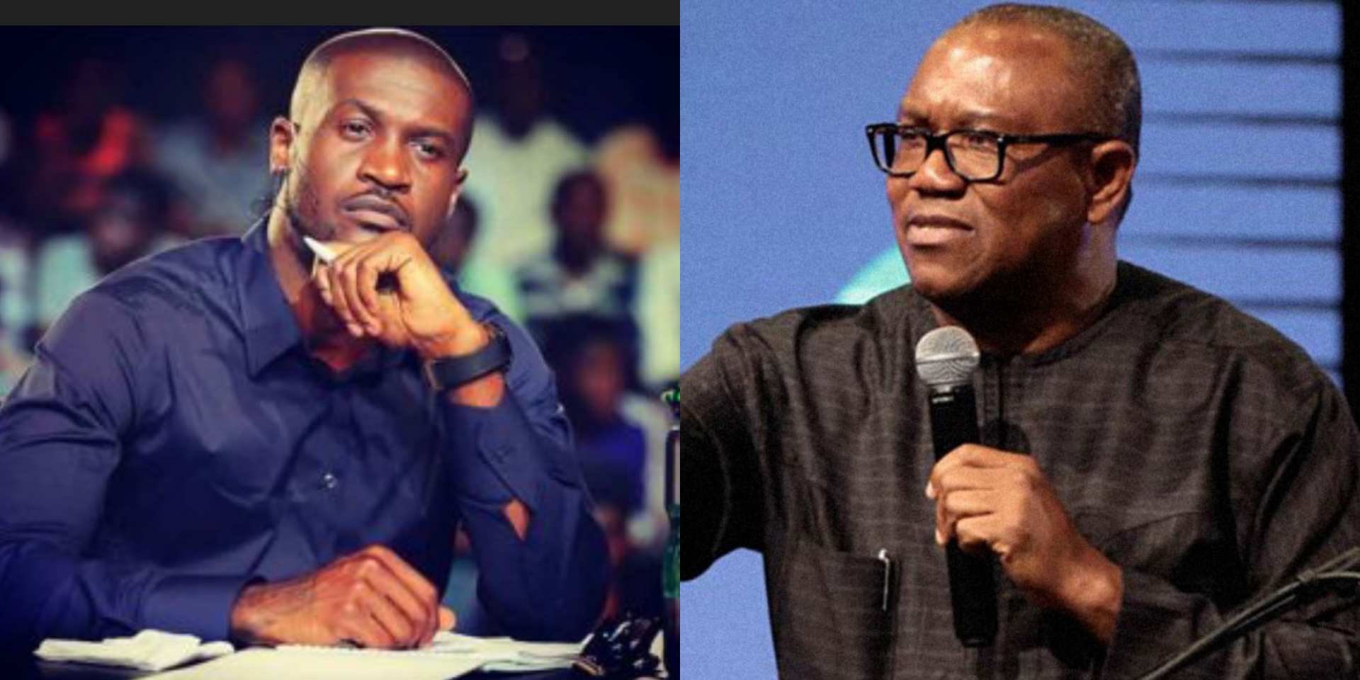 "No one is allowed to visit my house or office without PVC" - Peter Okoye notifies; endorses Peter Obi for 2023 presidency