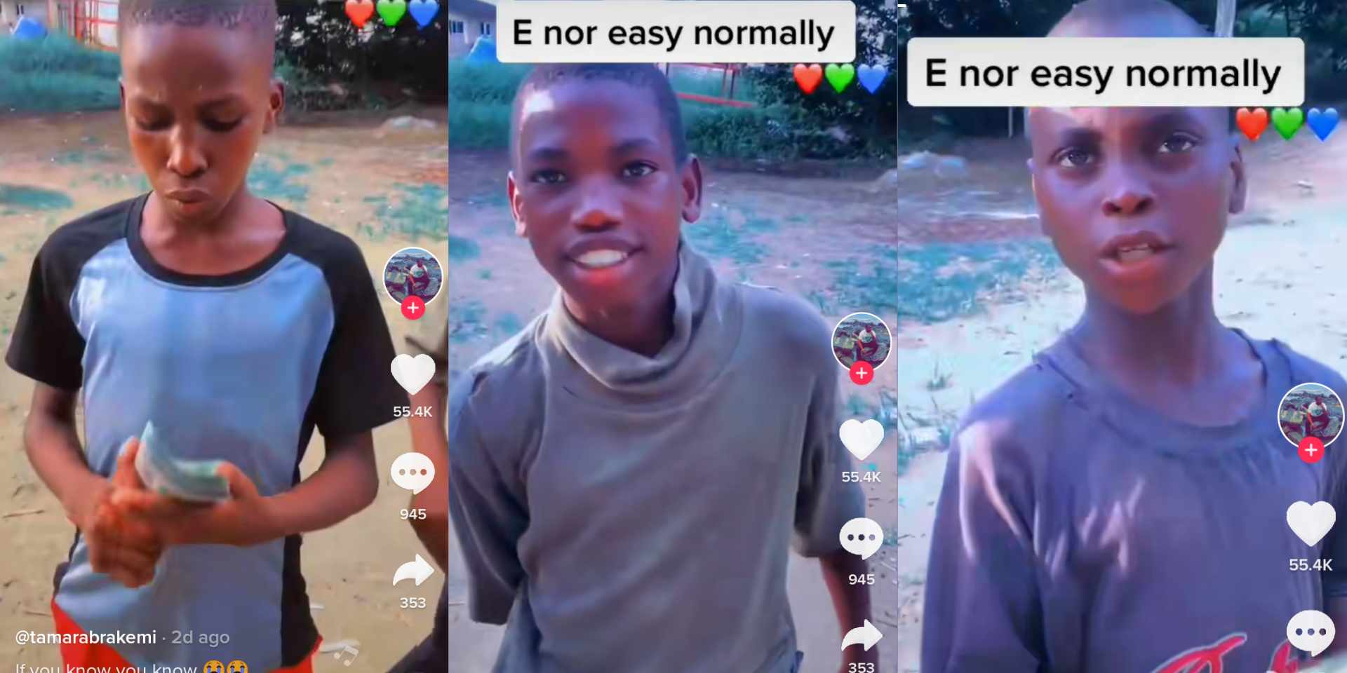 "I'll give my mum so she can buy garri at home" - Kids who picked money at party speak in video