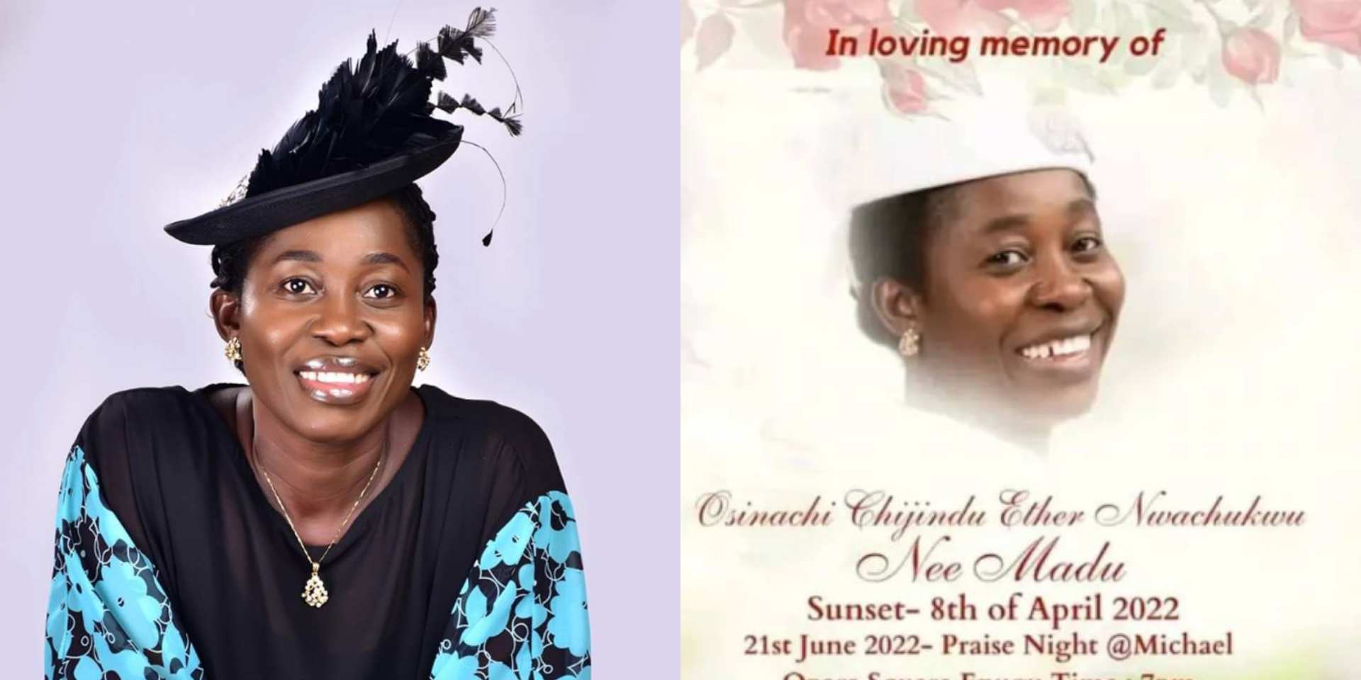 Late Gospel singer, Osinachi Nwachukwu to be buried on Saturday, June 25, in Abia State