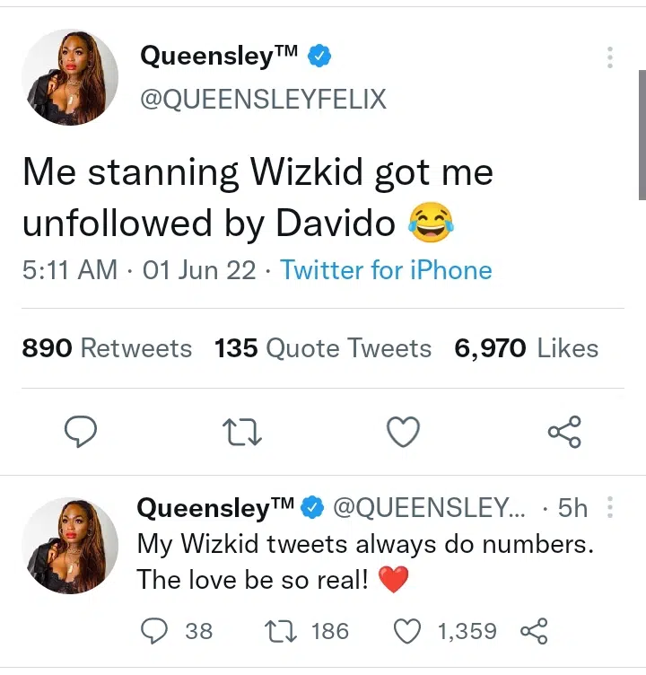 What Davido did to me because I'm a fan of Wizkid - Upcoming singer, Queensley Felix calls out singer