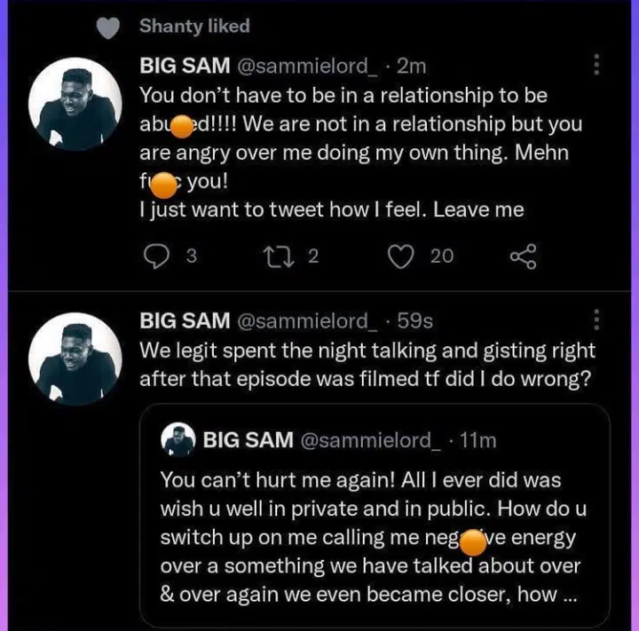 Sammie and BBNaija Reunion