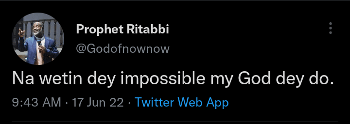 "Na wetin dey impossible my God dey do" - Pastor who claimed ASUU strike will end on 17th June reacts after clip went viral (Video)