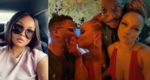 Maureen Esisi passionately lock-lips with mystery man days after ex-husband, Blossom remarried (Video)