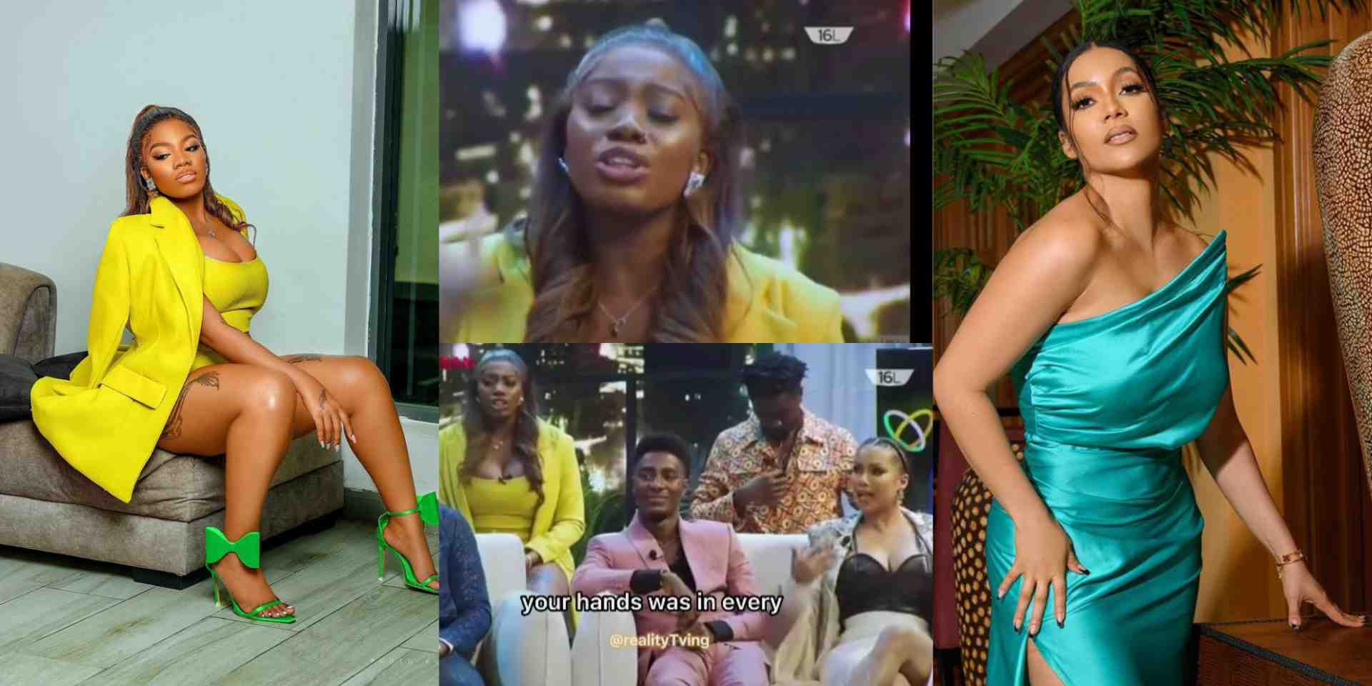 #BBNaijaReunion: Angel tackles Maria for sleeping with married man (Video)