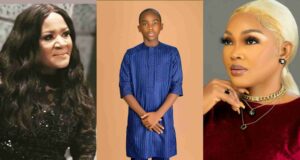 Mercy Aigbe's Husband's first wife, Funsho calls out actress for celebrating son's birthday in her house