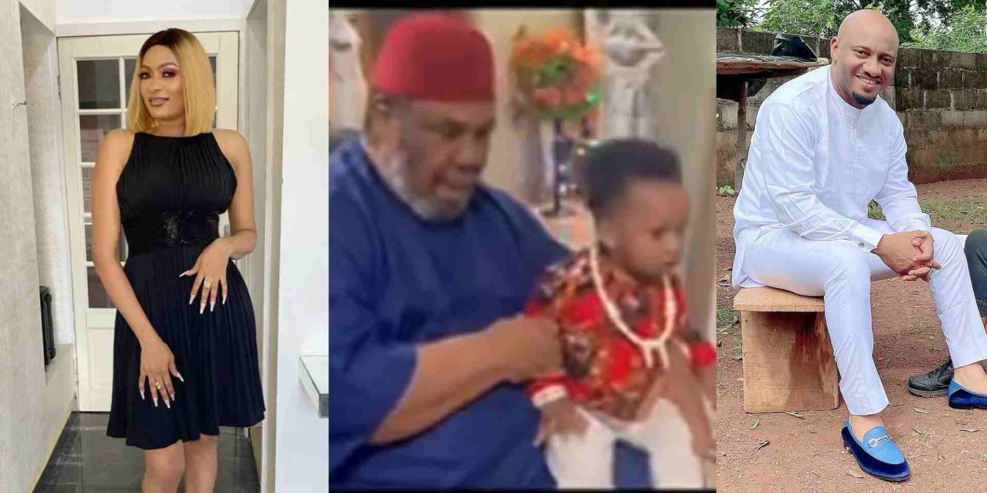 Netizens shower prayers on May Edochie after she shared new post following husband's visit to father with newborn son (Video)
