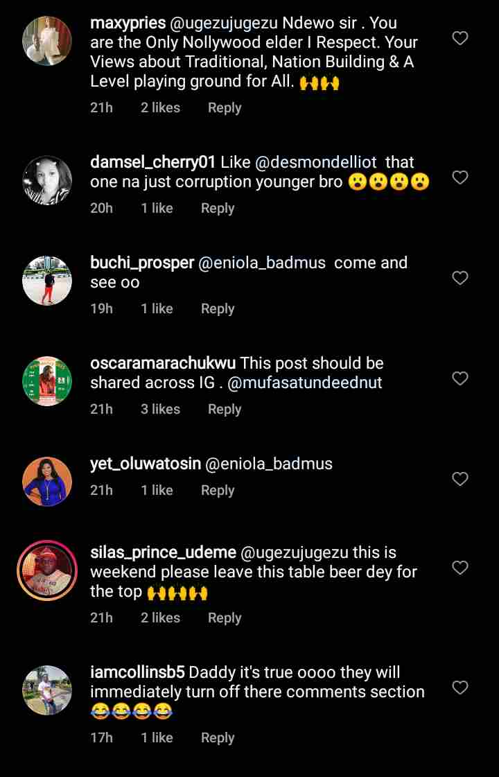 "They are rooted into stomach infrastructure" - Ugezu J Ugezu shades Eniola Badmus