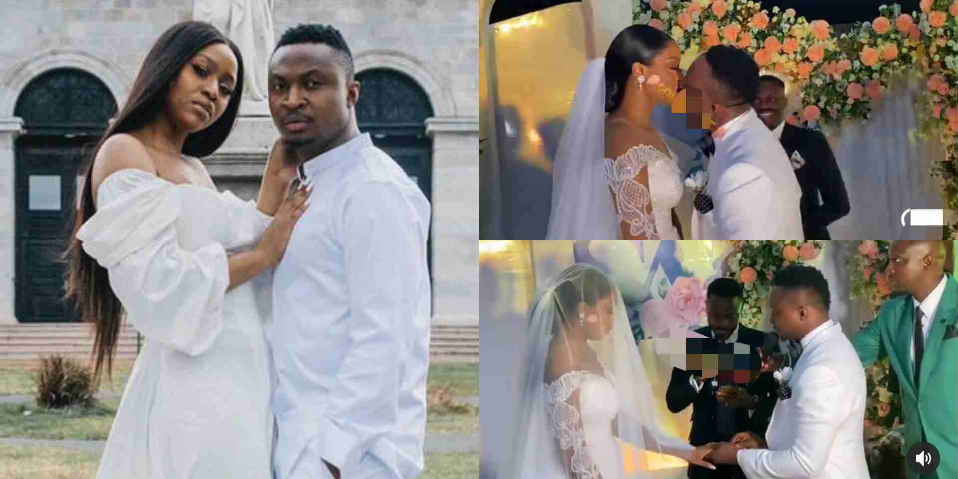 Beautiful moments from Funnybone's Church wedding (Videos)