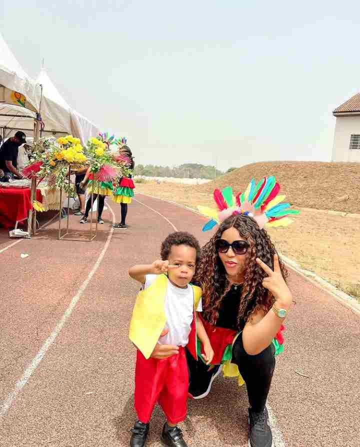 "His father is among those causing it" - Reactions as Regina Daniels son, Munir describes Nigeria as a 'top to bottom' country (Video)