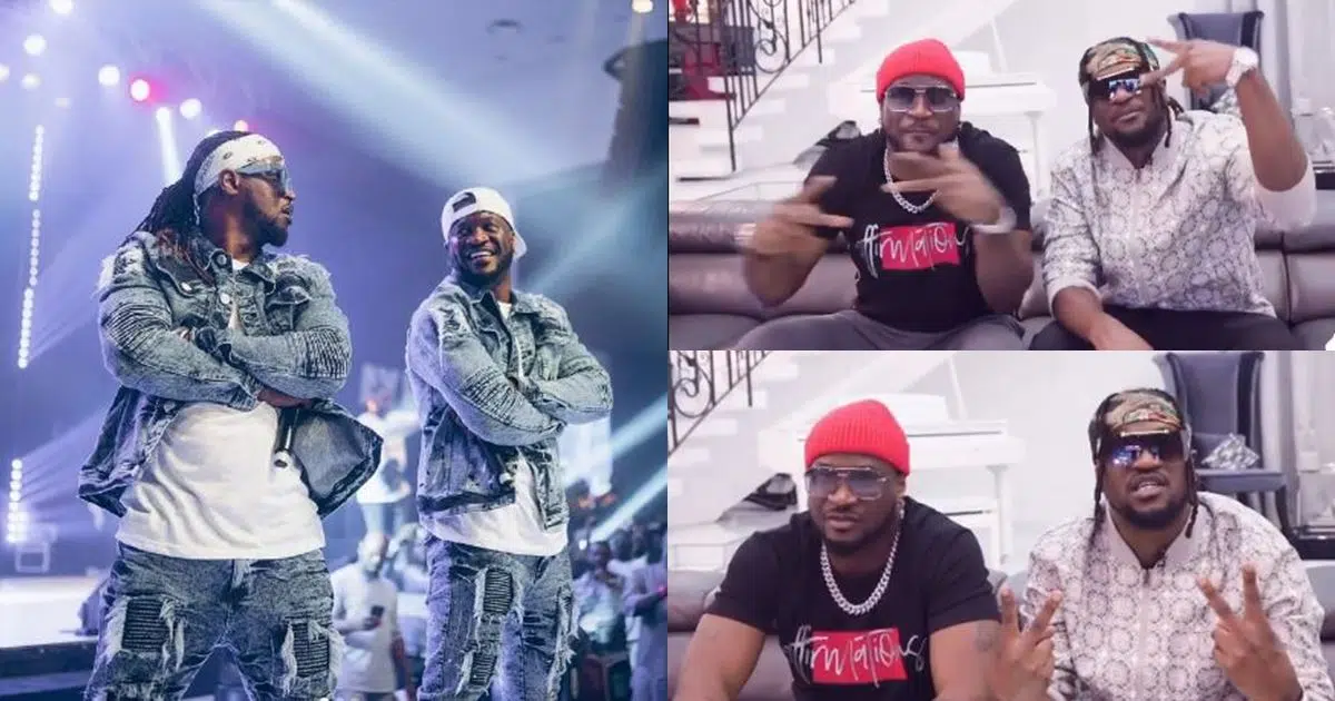 "We can’t wait" - Reactions as Psquare hints at first song following reunion (Video)