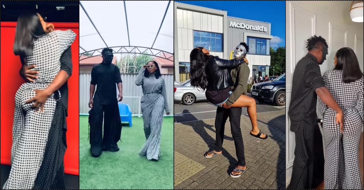 Toyin Lawani and husband celebrate first wedding anniversary with romantic clip (Video)