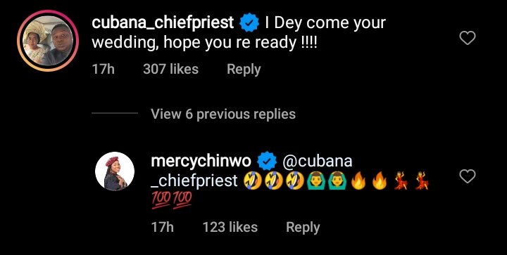 Cubana Chief Priest and Mercy Chinwo