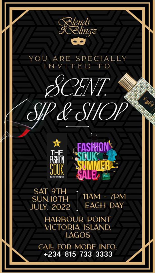 Come “Scent, Sip and Shop” at The Fashion Souk