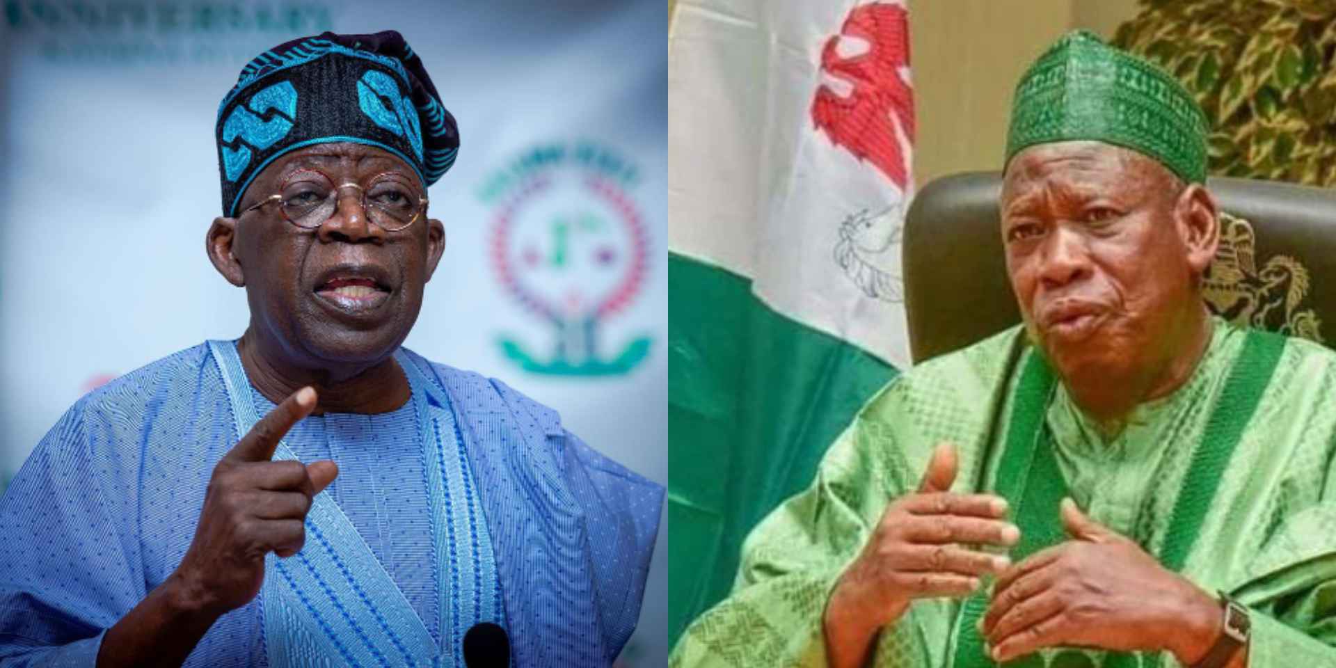 "Tinubu has agreed to pick a Muslim running mate" - Ganduje reveals