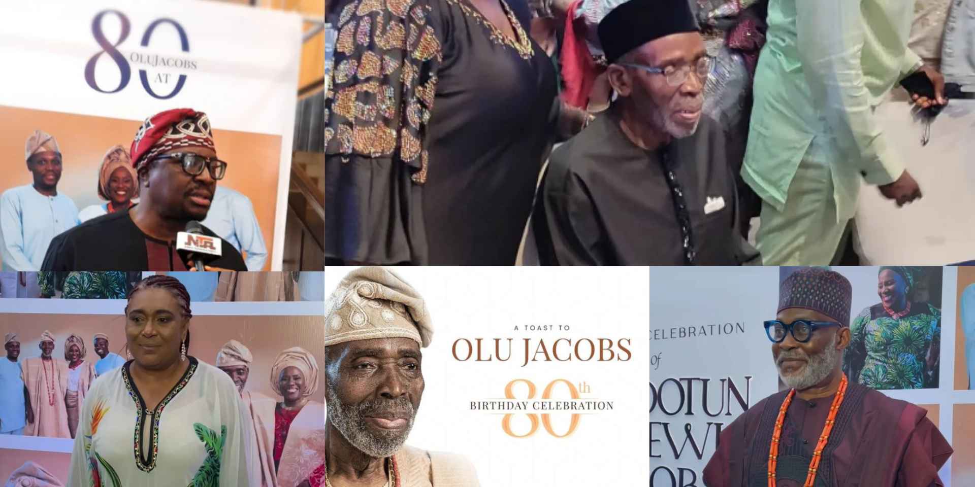 Photos: RMD, others attend Olu Jacobs’ 80th birthday party