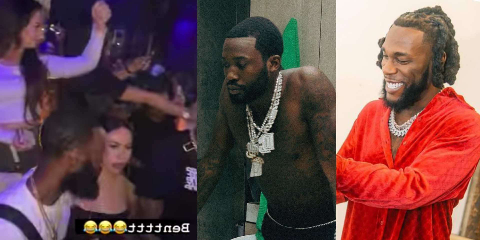 Meek Mill reacts to video of Americans perfectly singing along Burna Boy's 'Last Last'